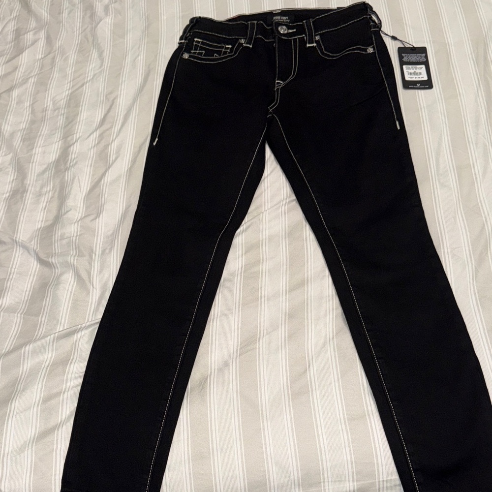 True Religion Women's Dark Skinny Jeans